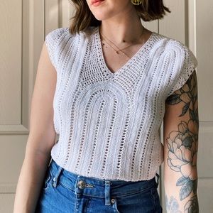 Vintage Crochet Vest
